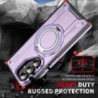 For Samsung Galaxy Z Fold7 5G Rotating Ring Holder Magnetic MagSafe Phone Case(Purple) - 2