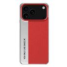For iPhone 17 Pro Max Camera Design Diamond Texture Leather PC Phone Case(Red) - 1