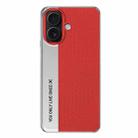 For iPhone 17 Camera Design Diamond Texture Leather PC Phone Case(Red) - 1