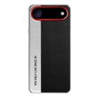 For iPhone 17 Air Camera Design Diamond Texture Leather PC Phone Case(Black) - 1