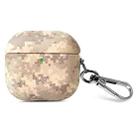 For AirPods 4 Camouflage Nature Leather Earphone Protective Case(Desert Camouflage) - 1