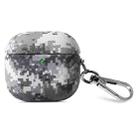 For AirPods 3 Camouflage Nature Leather Earphone Protective Case(Marine Camouflage) - 1