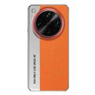 For OPPO Find X8 Ultra Camera Design Diamond Texture Leather PC Phone Case(Orange) - 1