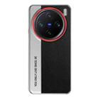 For vivo X200 Pro mini Camera Design Diamond Texture Leather PC Phone Case(Black) - 1