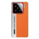 For Xiaomi 15 Camera Design Diamond Texture Leather PC Phone Case(Orange) - 1
