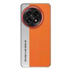 For OnePlus 13 Camera Design Diamond Texture Leather PC Phone Case(Orange) - 1
