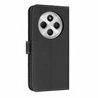 For Redmi 14C 4G / Poco C75 Metal Bow Leather Phone Case with Hand Strap(Black) - 3