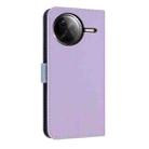 For Redmi K80 Pro / Poco F7 Pro Metal Bow Leather Phone Case with Hand Strap(Purple) - 3