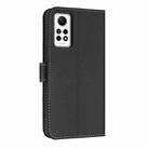 For Redmi Note 12 Pro 4G Global Metal Bow Leather Phone Case with Hand Strap(Black) - 3