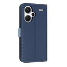 For Redmi Note 13 Pro+ Metal Bow Leather Phone Case with Hand Strap(Dark Blue) - 3