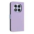 For Redmi Note 14 Pro 5G / 14 Pro+ Metal Bow Leather Phone Case with Hand Strap(Purple) - 3