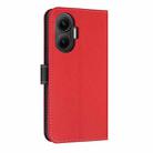 For Redmi Turbo 4 Pro / Poco X7 Pro Metal Bow Leather Phone Case with Hand Strap(Red) - 3
