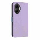 For Redmi Turbo 4 Pro / Poco X7 Pro Metal Bow Leather Phone Case with Hand Strap(Purple) - 3