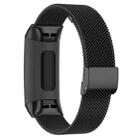 For Fitbit Charge 4 / 3 xDfind Milanese Metal Buckle Watch Band(Black) - 2