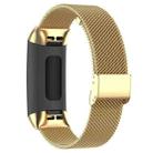 For Fitbit Charge 4 / 3 xDfind Milanese Metal Buckle Watch Band(Gold) - 2