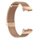 For Fitbit Charge 4 / 3 xDfind Milanese Metal Buckle Watch Band(Rose Gold) - 3