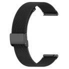 For Fitbit Versa 4 / 3 / Sense2 / 1 xDfind Milanese Metal Buckle Watch Band(Black) - 2
