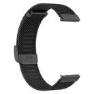 For Fitbit Versa 4 / 3 / Sense2 / 1 xDfind Milanese Metal Buckle Watch Band(Black) - 3