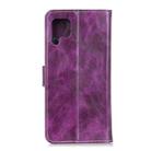 For Samsung Galaxy A42 5G Retro Crazy Horse Texture Horizontal Flip Leather Case with Holder & Card Slots & Photo Frame & Wallet(Purple) - 2