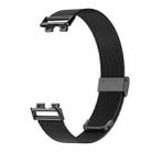 For Huawei Band 10 / 9 / 8 NFC xDfind Milanese Metal Buckle Watch Band(Black) - 2