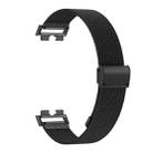 For Huawei Band 10 / 9 / 8 NFC xDfind Milanese Metal Buckle Watch Band(Black) - 3