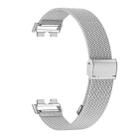 For Huawei Band 10 / 9 / 8 NFC xDfind Milanese Metal Buckle Watch Band(Silver) - 3