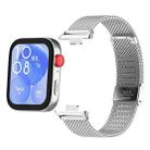 For Huawei Watch Fit3 / Fit4 / Fit4 Pro xDfind Milanese Metal Buckle Watch Band(Silver) - 2