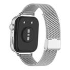 For Huawei Watch Fit3 / Fit4 / Fit4 Pro xDfind Milanese Metal Buckle Watch Band(Silver) - 3