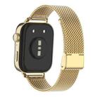 For Huawei Watch Fit3 / Fit4 / Fit4 Pro xDfind Milanese Metal Buckle Watch Band(Gold) - 3