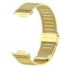 For Huawei Watch Fit 2 xDfind Milanese Metal Buckle Watch Band(Gold) - 2
