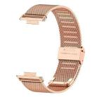 For Huawei Watch Fit 2 xDfind Milanese Metal Buckle Watch Band(Rose Gold) - 2