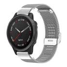 For Garmin Fenix 8/7S/6S/5S 20mm xDfind Milanese Metal Buckle Watch Band(Silver) - 1