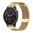 For Garmin Fenix 8/7S/6S/5S 20mm xDfind Milanese Metal Buckle Watch Band(Gold) - 1