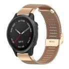 For Garmin Fenix 8/7S/6S/5S 20mm xDfind Milanese Metal Buckle Watch Band(Rose Gold) - 1
