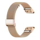 For Garmin Fenix 8/7S/6S/5S 20mm xDfind Milanese Metal Buckle Watch Band(Rose Gold) - 2