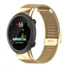 For Garmin Forerunner 45/45S/Swim2 18mm xDfind Milanese Metal Buckle Watch Band(Gold) - 1