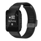For Garmin Forerunner 35/30/35j 20mm xDfind Milanese Metal Buckle Watch Band(Black) - 1