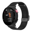 For Garmin Forerunner 220/735/735XT/230/235 20mm xDfind Milanese Metal Buckle Watch Band(Black) - 1