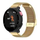 For Garmin Forerunner 220/735/735XT/230/235 20mm xDfind Milanese Metal Buckle Watch Band(Gold) - 1