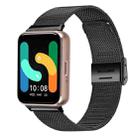 For Samsung Galaxy Fit3 xDfind Milanese Metal Buckle Watch Band(Black) - 1