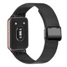 For Samsung Galaxy Fit3 xDfind Milanese Metal Buckle Watch Band(Black) - 2