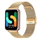 For Samsung Galaxy Fit3 xDfind Milanese Metal Buckle Watch Band(Gold) - 1