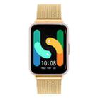 For Samsung Galaxy Fit3 xDfind Milanese Metal Buckle Watch Band(Gold) - 3