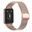 For Samsung Galaxy Fit3 xDfind Milanese Metal Buckle Watch Band(Rose Gold) - 2