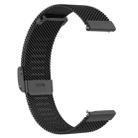 For Samsung Galaxy Watch 7 / FE / 6 / 5 / 4 xDfind Milanese Metal Buckle Watch Band(Black) - 3