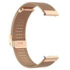 For Samsung Galaxy Watch 7 / FE / 6 / 5 / 4 xDfind Milanese Metal Buckle Watch Band(Rose Gold) - 3