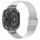 For Samsung Galaxy Watch Ultra 47mm xDfind Milanese Metal Buckle Watch Band(Silver) - 2