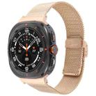 For Samsung Galaxy Watch Ultra 47mm xDfind Milanese Metal Buckle Watch Band(Rose Gold) - 1