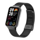 For Xiaomi Smart Band 9 Pro/8 Pro/Redmi Watch 5/4 xDfind Milanese Metal Buckle Watch Band(Black) - 1