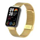 For Xiaomi Smart Band 9 Pro/8 Pro/Redmi Watch 5/4 xDfind Milanese Metal Buckle Watch Band(Gold) - 1
